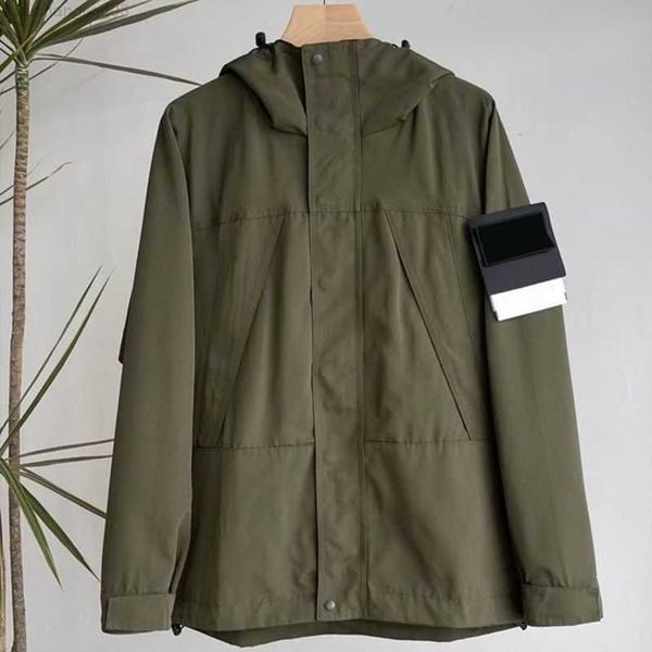 

women's outerwear designer badges zipper shirt jacket loose style spring autumn mens oxford breathable portable high street stoisland c, Black;brown