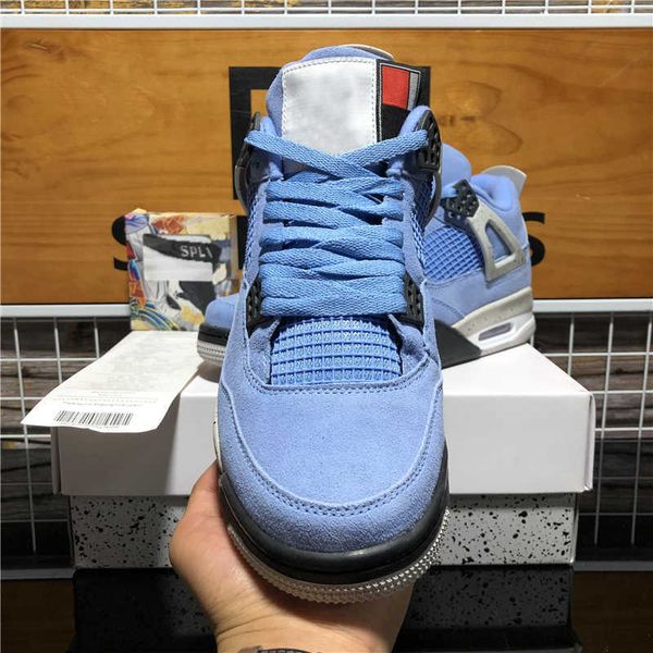 

2023 women basketball shoes bred 4s unc black cat university blue the cactus white grey women pure royalty men sport sneakers hrr8