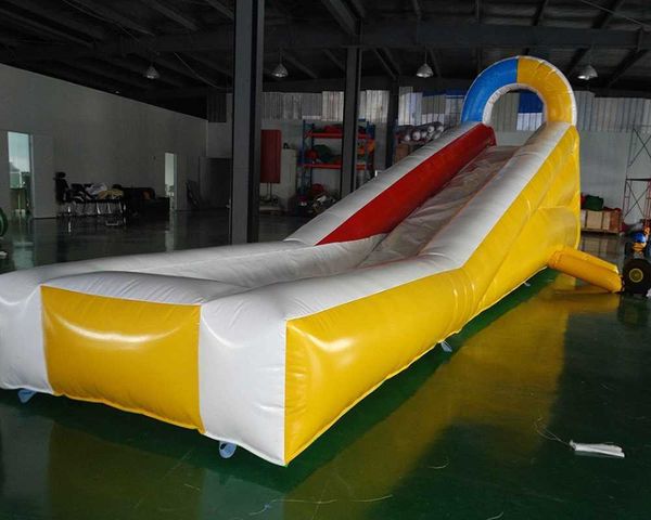 

customized inflatable water slide with pool for kids
