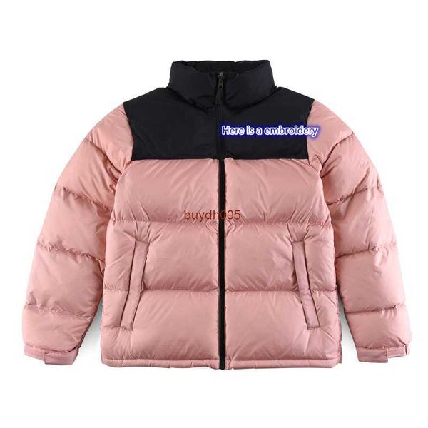 

5u8n men's jacket face 1996 winter warm down jacket for men and women in the wind-proof casual fashion trench coat thickened fur collar, Black;brown
