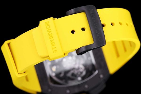 

exciting mechanical r i c h a r d luxury superb style male wrist watches rm11 rm11-03 7jzw designer high-end quality tpt carbon fiber bezel, Slivery;brown