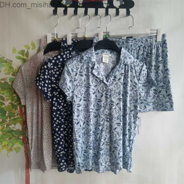 

women's sleep lounge plus size casual wear women's pajamas pour women's pajamas summer cool short sleeved pajamas pj set s-2x