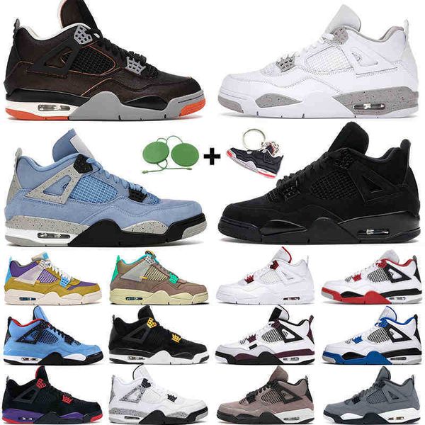

outdoor men women basketball shoes 4 4s desert moss university blue white taupe haze black cat bred purple mens trainers sports