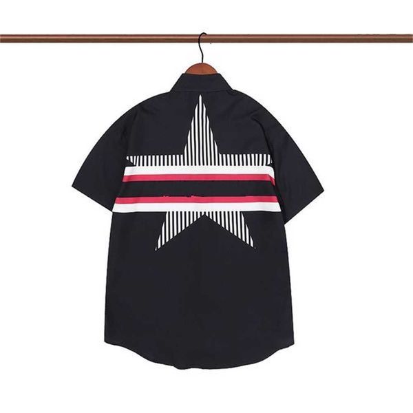 

2022 men designer blouses banquet casual shirts fashion letter print slik bowling shirt mens plus size dress summer short sleeve pgca qdj7, White;black