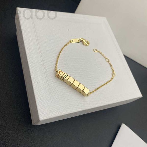 

charm bracelets designer 2022 cel luxury fashion chains for girls women 18k gold quality letter brand bracelet wedding party gift wmsu, Golden;silver