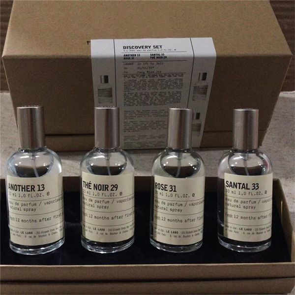 

fast delivery le labo perfume set 30ml*4 gift box santal 33 another 13 rose 31 the noir 29 parfum kit long lasting smell fragrance spray