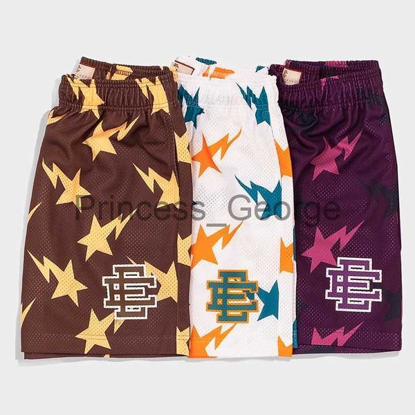 

men's shorts mens shorts eric emanuel ee basic short york city skyline 2023 casual fitness sports pants summer workout breathabe youth, White;black