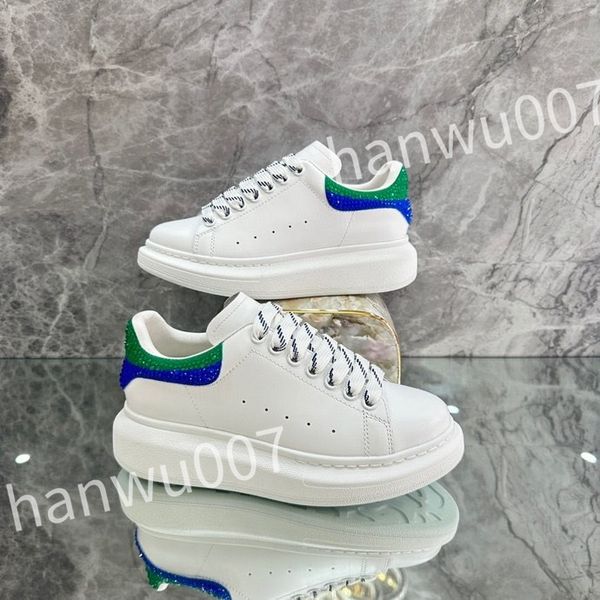 

new leather casual shoe designer loafer sneakers for men and women fashion leather vintage glitter flat shoe xsd221116, Black