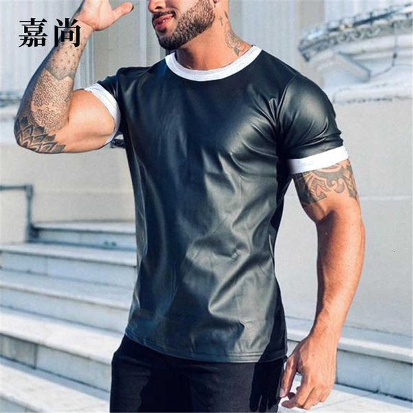 

2023 summer new colored ding short sleeve men's t-shirt clothing, White;black