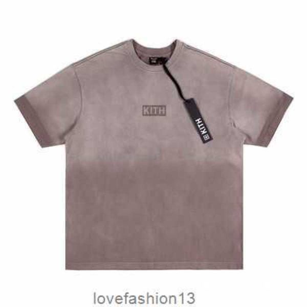 

kith x ksubi takewashed washable old box short sleeve casual round neck men's and women's t-shirt fashionvbpn, White;black