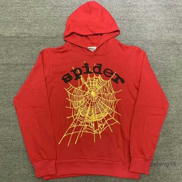 

spider hoodies designer mens pullover red sp5der young thug 555555 angel men womens hoodie embroidered web sweatshirt 7 cy18, Black