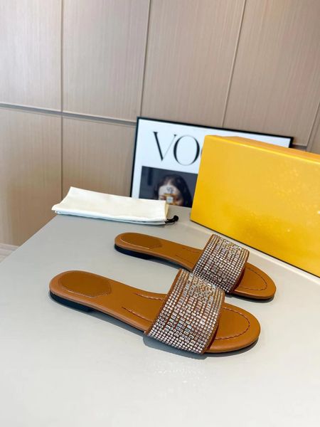 

2023 designer luxury oran sandal women chain slides summer rubber big head slides fashion beach shoes flat slippers with box 35-42, Black