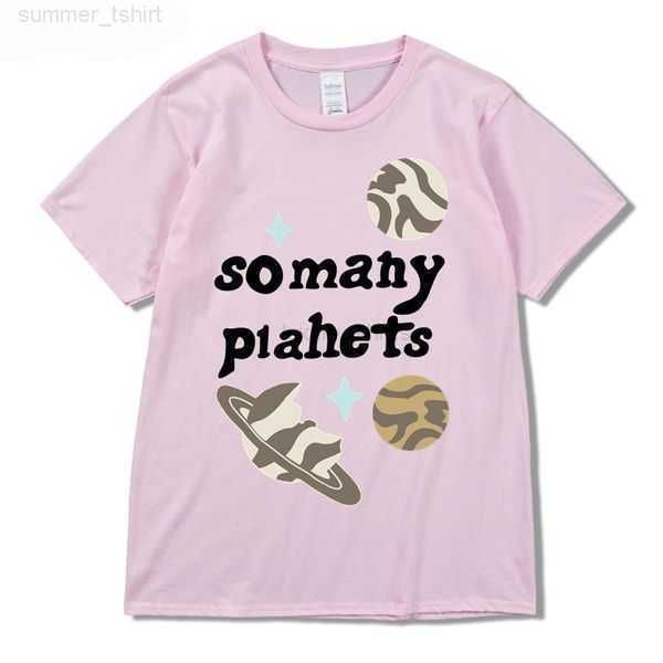 

2023 men's t-shirts broken planet market so many planets t-shirt streetwear harajuku t-shirt plus size summer short sleeve t-shirt loos, White;black