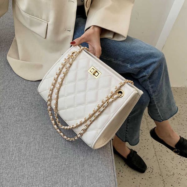 

chain bag fashion lattice bag net red ocean style versatile crossbody bag