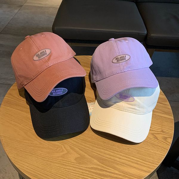 

ball caps hat female ins fashion brand style allmatching baseball cap summer show face small net red soft peaked cap mens fashion 230706, Blue;gray