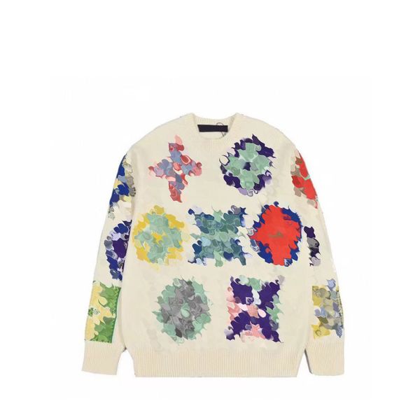 

mens sweaters wool with pattern colorful round neck sweatshirts knits long sleeevs outwears warm man prad sweater, White;black