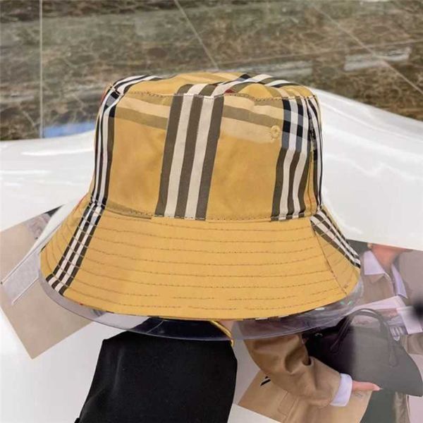

designers fisherman hat luxurys fashion brand bucket stripe classic style color pattern sunshade windproof leisure party gift for lovers wid, Blue;gray