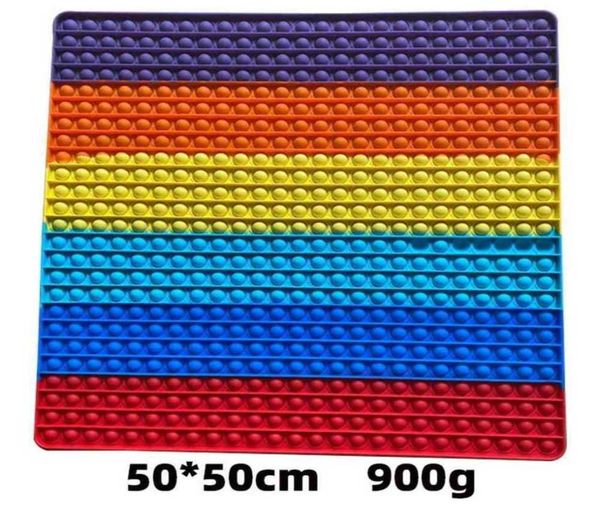 

giant 50cm 40cm 30cm push pop bubbles popper sensory toys rainbow jumbo mega square bubble puzzle poppers big size cartoon finger toy3744074