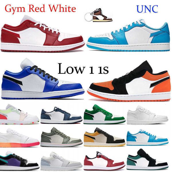 

new gym red white low 1s 1 jumpman unc pine green basketball shoes royal toe pairs mens women sneakers 3 chicago trainersoooz