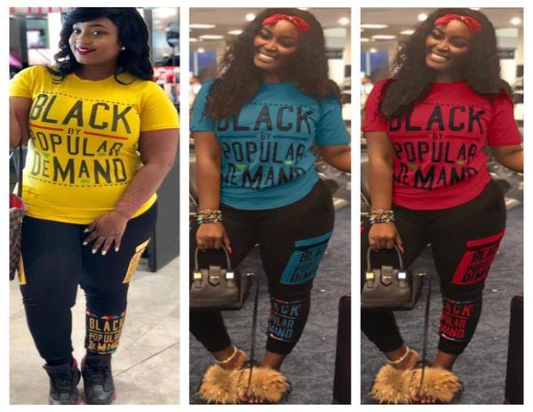 

fashion sets 1 short sleeve shirt 1 long pants womens tracksuit girls casual clothes yoga exercise sportswear sportsuit grid patt2789538, Black;red