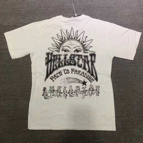 

designer fashion clothing tees tshirts hellstar studios dancing stars tee rotating letter little bear short sleeve t-shirt for men and women, White;black