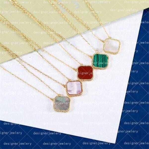 

designer jewelry four leaf clover necklace set pendant necklaces bracelet stud earring gold silver mother of pearl green flower link chains