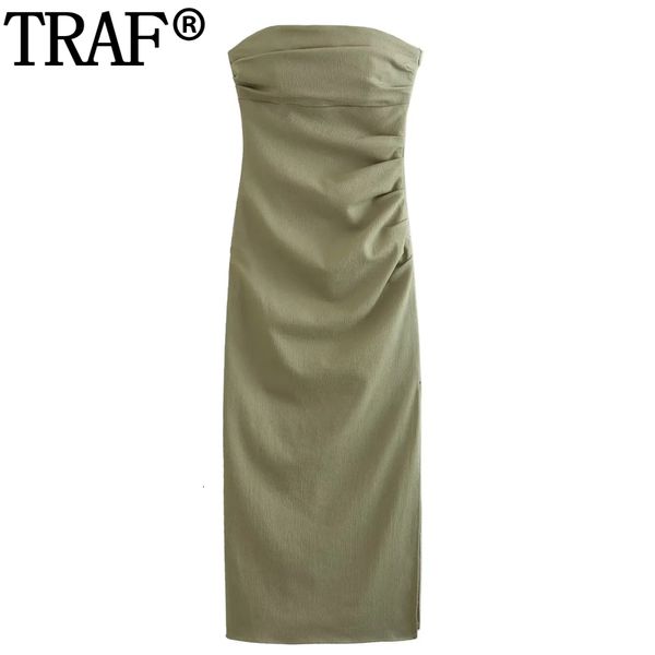 

basic casual dresses traf draped midi dress woman bodycon long dress women backless party dresses for women off shoulder summer female dress, Black;gray
