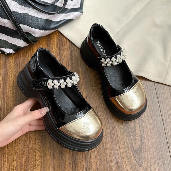 

dress shoes women marie jane fashion sandals party string bread 2023 mid heels summer pumps slide ladies zapatos, Black