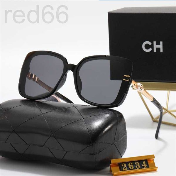 

sunglasses designer designer for women men pearl model eyewear special uv 400 protection letters big leg double beam frame outdoor design hi, White;black