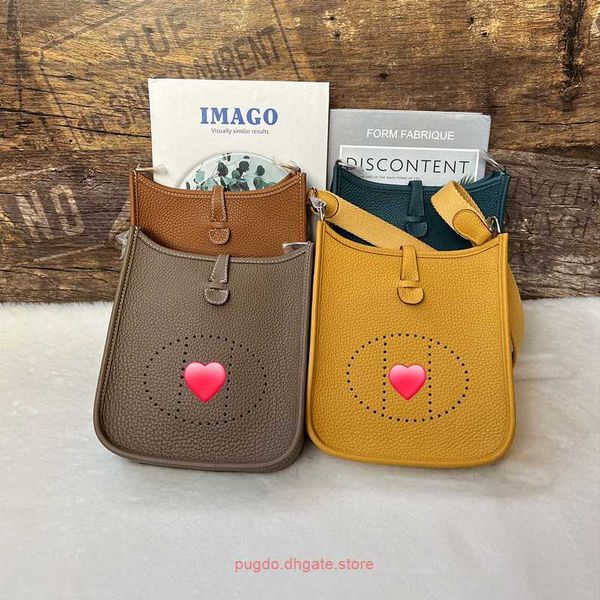 

original h home evelynnss tote bags wholesale fully handmade hand sewn wax thread togo leather fashion versatile one shoulder croevelynnssbo