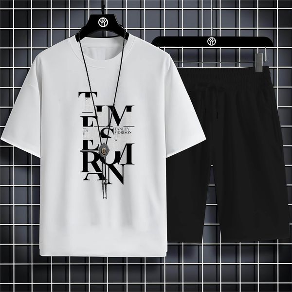 

mens tracksuits mens sportswear set 2d english words printing simple refreshing fashion lightweight comfortable summer universal 230706, Gray