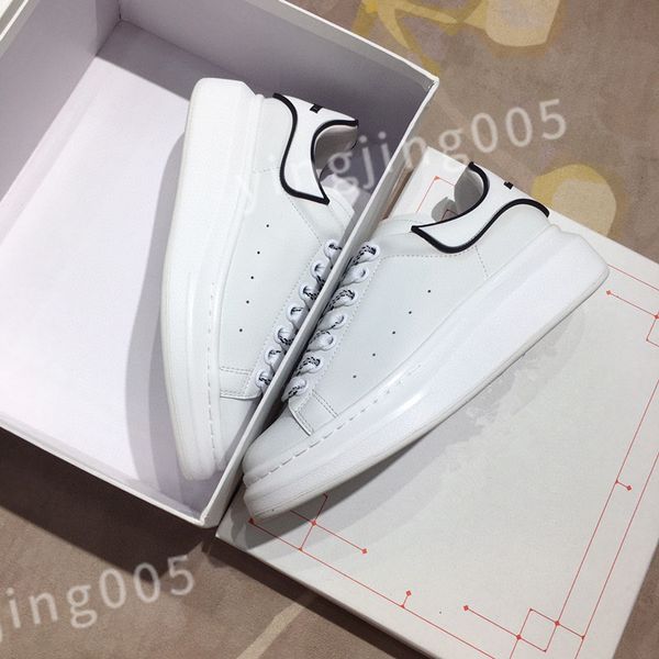 

luxury out of office white shoe designer women sneakers mixed color lace up flat casual men spring autumn walking shoes size 35-45 hl210208, Black
