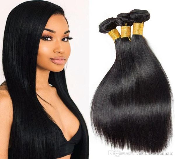 

straight virgin hair weaves one piecepack 7a virgin hair straight malaysian weave natural black human hair bundle5256758