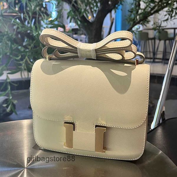

purse classic bag h constances bags designer lady leather h buckle female high-end versatile one shoulder crossbody tofu cowhide small squar
