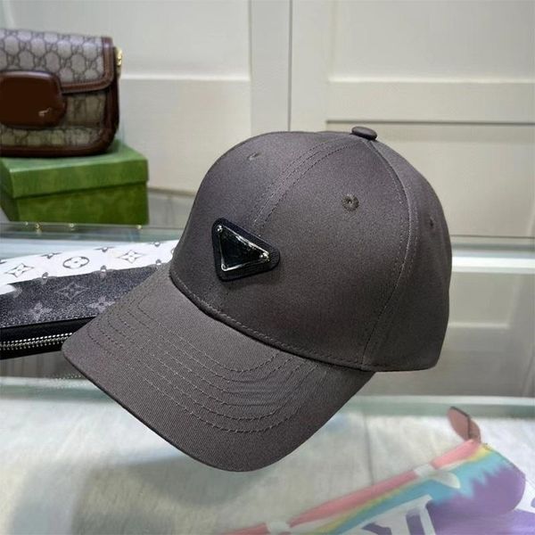 

luxury designer hat woman man baseball cap inverted triangle pattern sun protection embroidery letter hip hop style trucker hat comfortable, Blue;gray