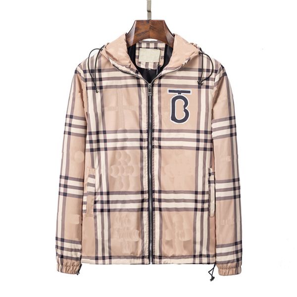 

designer men's jacket fashion windbreaker men's hooded jacket clothing, Black;brown