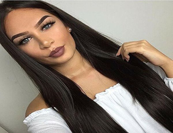 

360 lace frontal wig human hair lace front wigs with baby hair peruvian remy human hair pre plucked bleached knot 1507452814, Black;brown