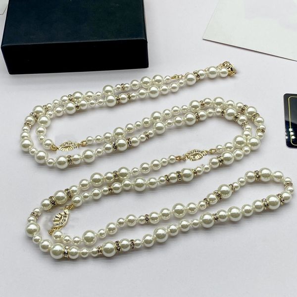 

brand channel pendant necklace designer necklace retro simple jewelry necklace luxury style gidjoa, Silver