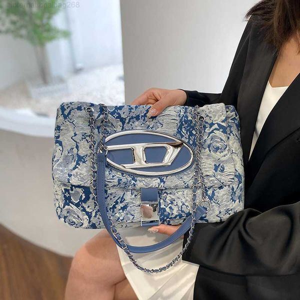 

new high capacity tote bag for women's 23 year summer flow one shoulder crossbody bag fashion simple underarm handbag