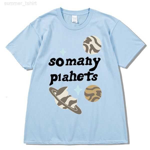 

2023 men's t-shirts broken planet market so many planets t-shirt streetwear harajuku t-shirt plus size summer short sleeve t-shirt loos, White;black