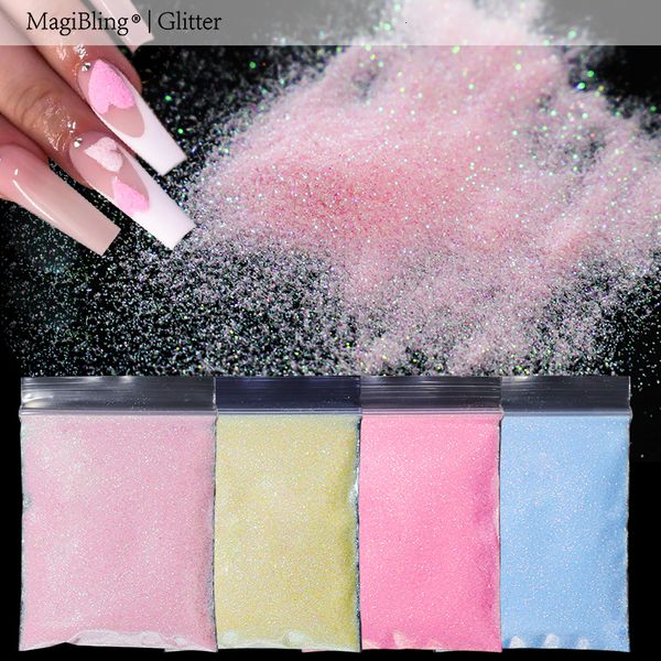 

nail glitter 10gbag shining sugar nail glitter colorful powder candy coat effect white black pigment dust nails art decorations diy supplies, Silver;gold