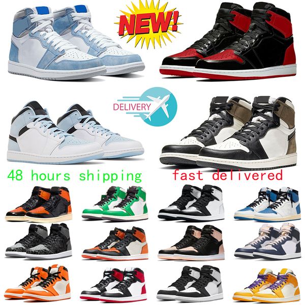 

jumpman 1 1s mens basketball shoes black phantom cement voodoo fragment olive vintage reverse mocha true blue wolf grey unc bred toe women s