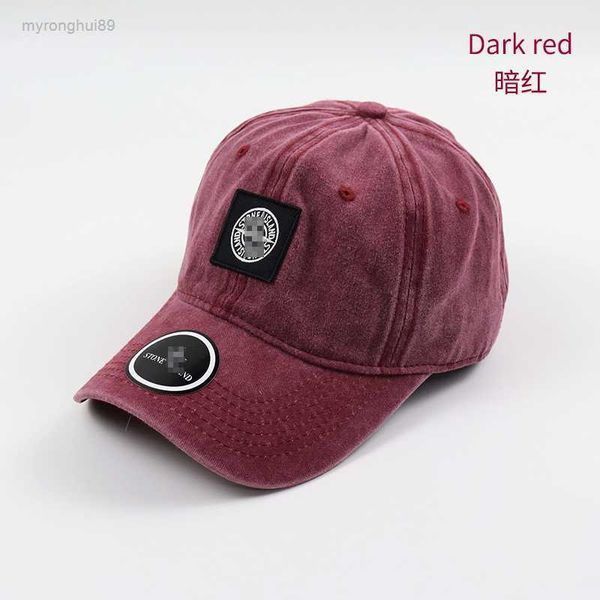 

summer baseball cap washed casual duck tongue hat fashion brand embroidered letter curved brim used sun protection 66bb 5ln0, Blue;gray