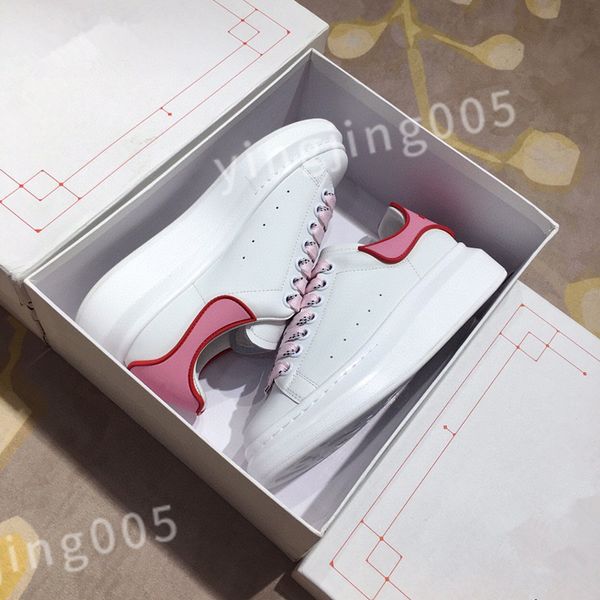 

2023 new out of office white shoes designer women sneakers mixed color lace up flat casual men spring autumn walking shoes size 35-45 hl2102, Black