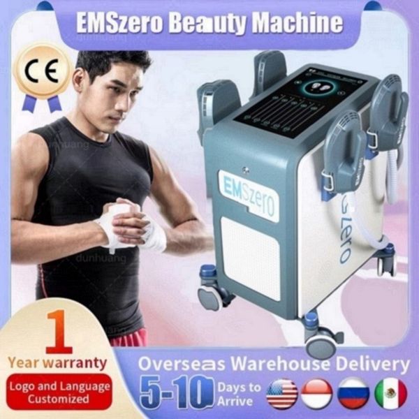 

dlsemslim beauty equipment neo hi-emt emszero rf slim machine 2/4/5 handles electromagnetic building muscle stimulator machine