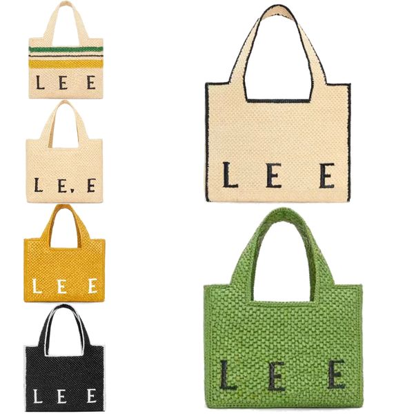 

luxury beach weekender summer straw clutch bag designers with shoulder bags strap women fashion weave raffias bag trunk font tote cross body
