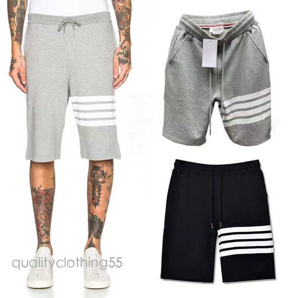 

men's shorts casual summer hip hop street running couple sports pants, White;black
