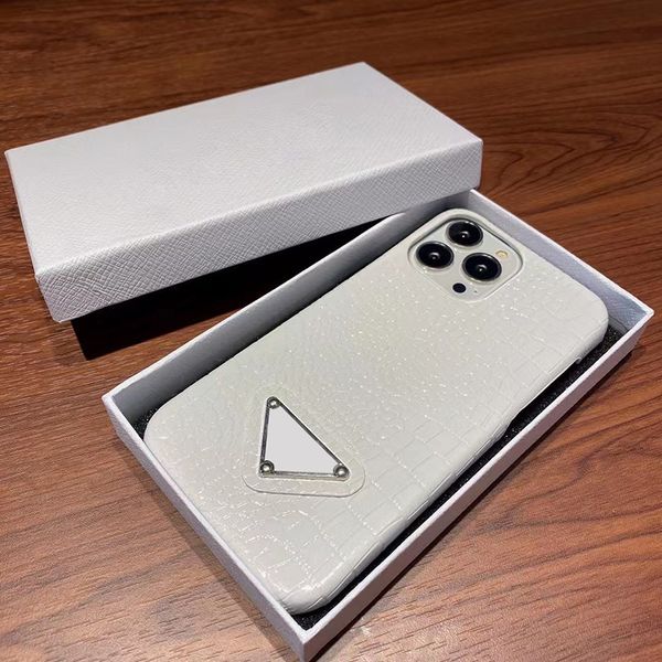

iphone 14 plus 13 case designer phone cases for apple 12 11 pro max xs xr 8 7 6 luxury pu faux crocodile leather mobile cell back bumper cov
