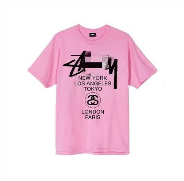 

mens casual ice cream t shirt stussys shirts dice printed tees comfortable loose breathable high streetwear oversized style t-shirt qyx1, White;black