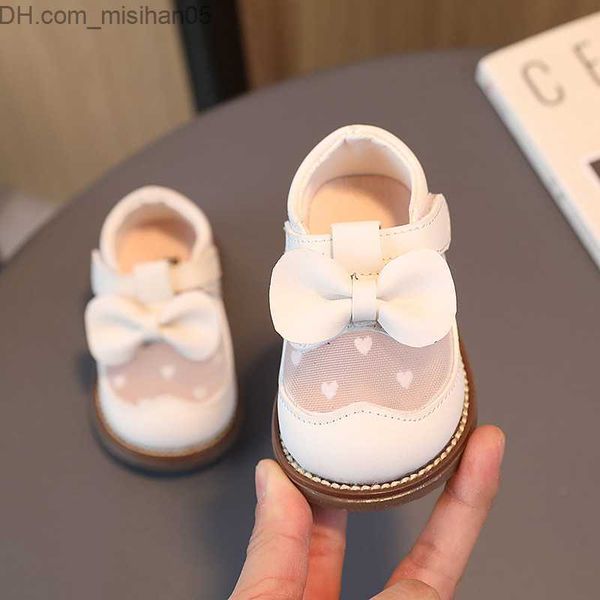 

sneakers hollow lace upper baby shoes girl cute bow children's shoes new heart shaped embroidery party shoes children g02032 z230710, Black;red